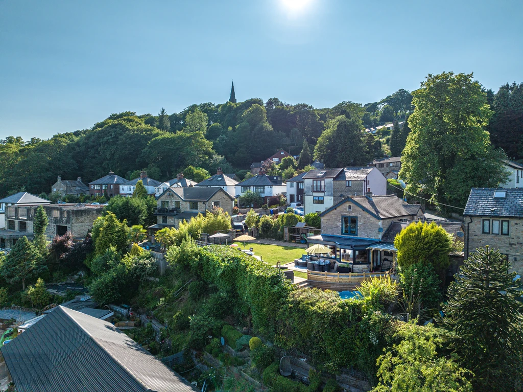 Aerial View — Village Setting